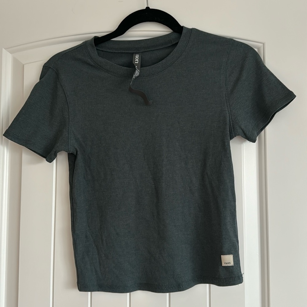 Vuori Pose Tee size small blue/grey